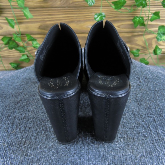 Kork-Ease Black Leather Mules - Picture 4 of 7